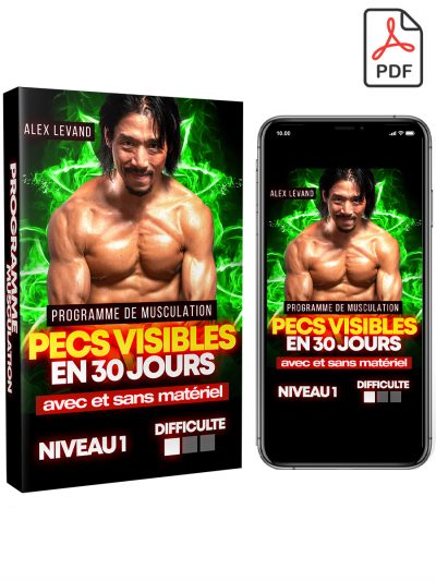 Programme de musculation débutant PECS VISIBLES EN 30 JOURS