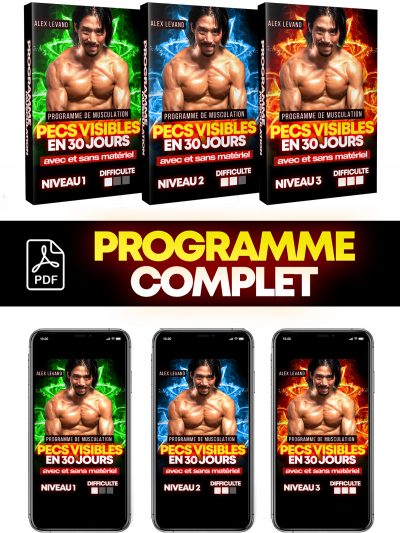 Programme de musculation PECS VISIBLES EN 30 JOURS